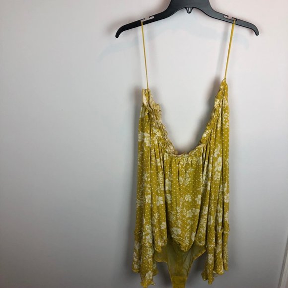 Free People One on One Date Marigold Bodysuit - Picture 6 of 7